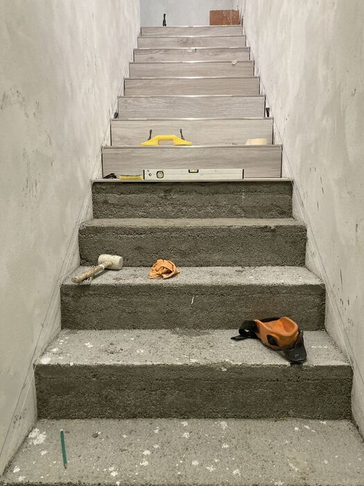 Scala in fase di realizzazione